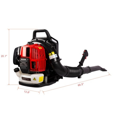 OSAKAPRO 52CC 2-Cycle Gas Backpack Leaf Blower With Extention Tube