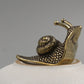 Brass Tea Pet Snail Decoration Pure Copper Paperweight Solid Core To