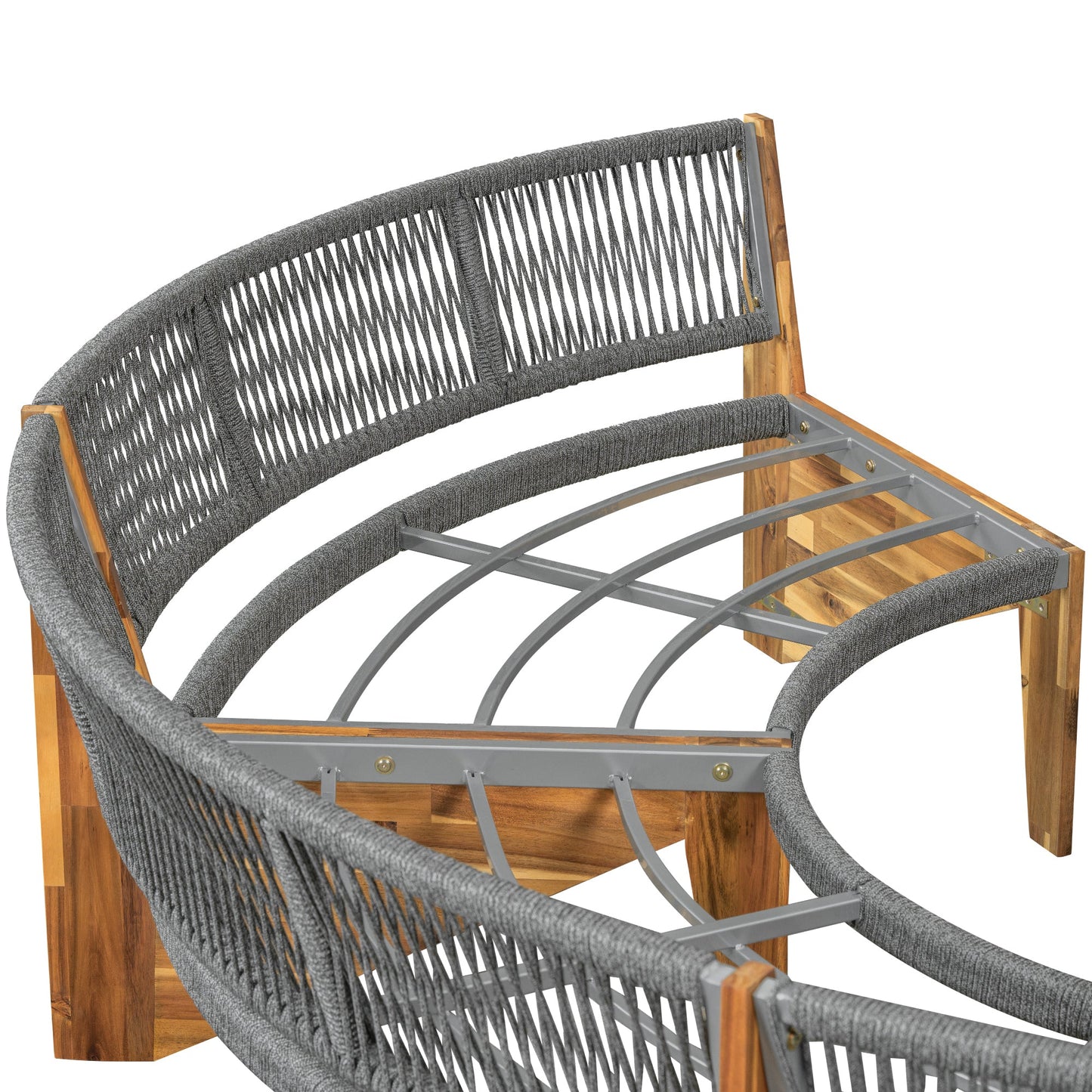 6 - Person Outdoor Seating Group with Cushions and A Coffee Table(old