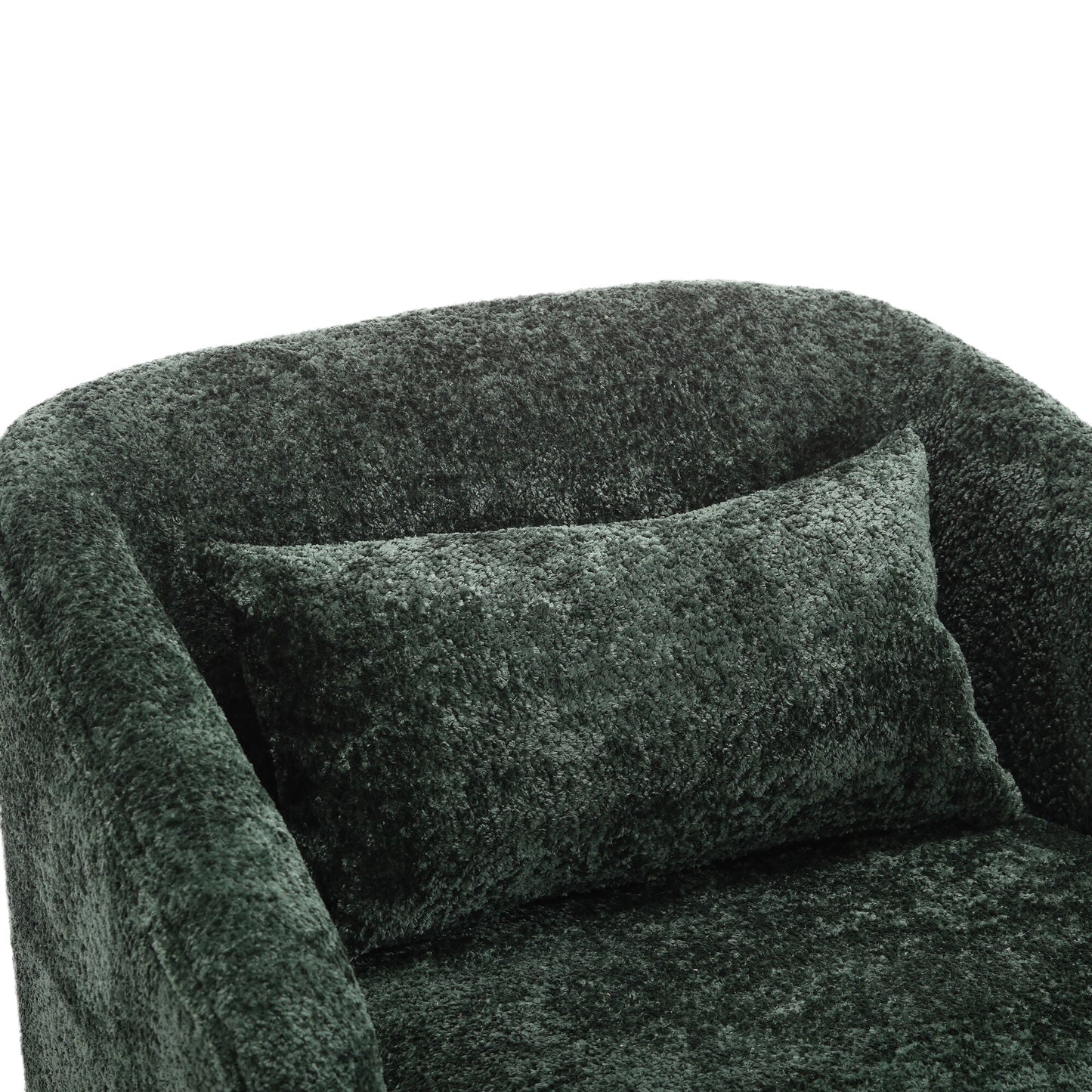 Swivel Barrel Chair, Comfy Round Accent Sofa Chair for Living Room,