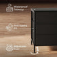 63 Inch TV Stand Dresser for Bedroom, Long Dresser with 10 Fabric