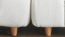 30 inches long, Teddy Sofa Fabric, with spacious and comfortable seat,