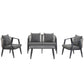 Durable and Comfortable Outdoor Seating Set,Suitable for Patios,