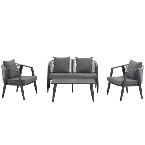 Durable and Comfortable Outdoor Seating Set,Suitable for Patios,
