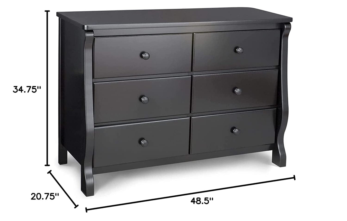 Universal 6-Drawer Dresser, Greenguard Gold Certified