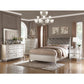 Classic Bedroom Elegant Nightstand Beige White Finish Or Antique