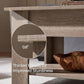 Lift Top Coffee Table with Hidden Compartment and Storage Shelf,