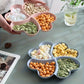 HeartShaped 4Compartment Party Snack Tray  Reusable