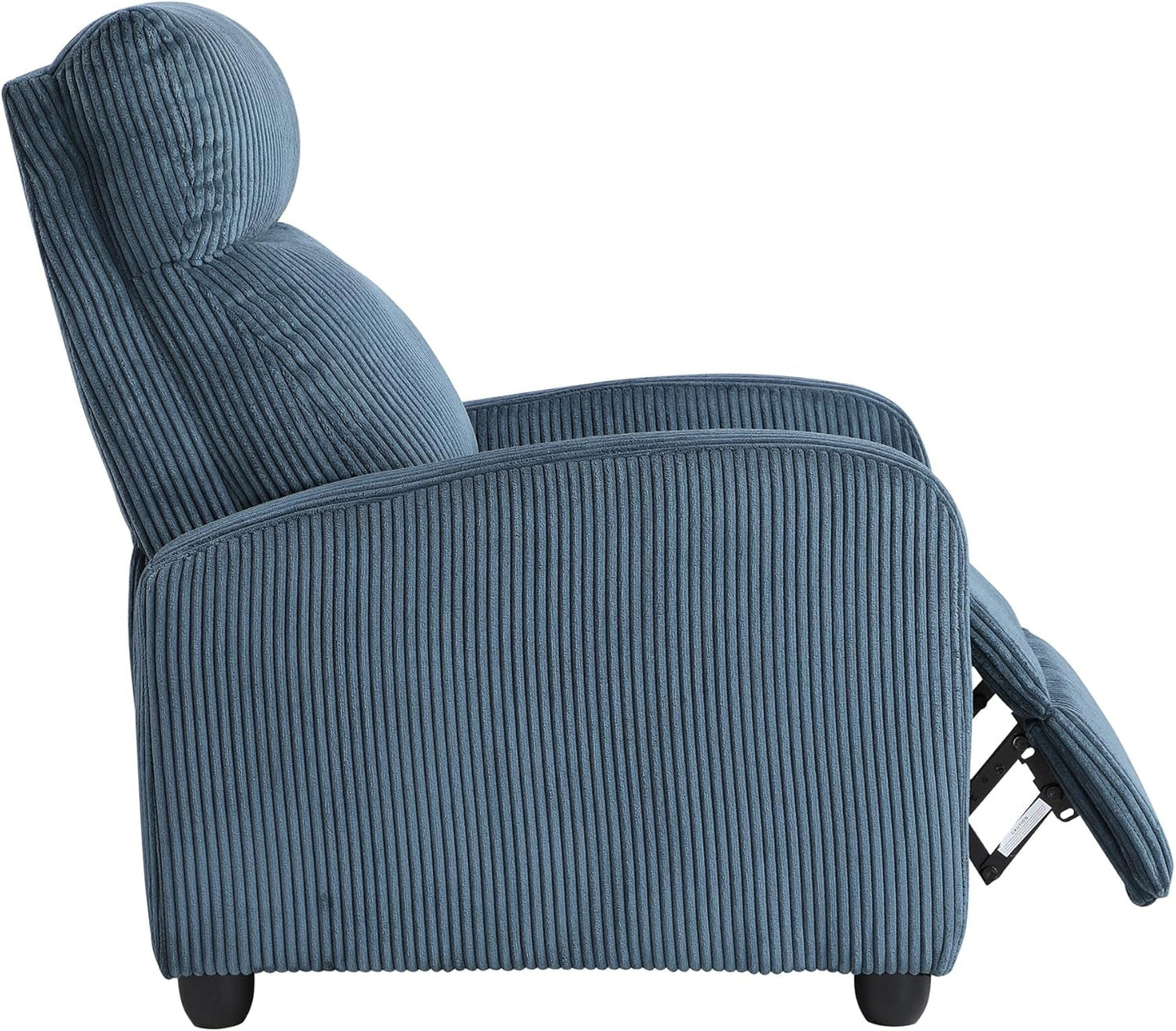 Pushback Recliner Chair Armchair Push Back Recliner, Corduroy Chair