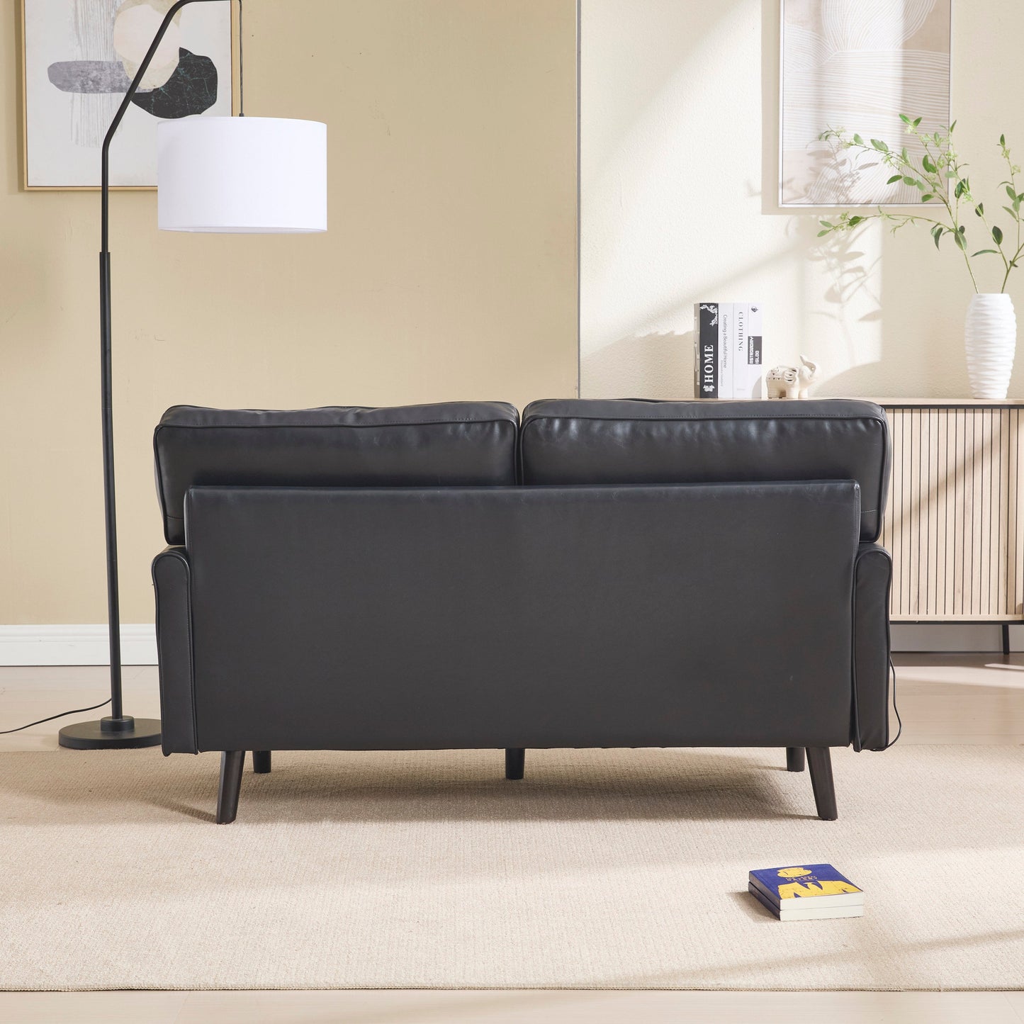 Loveseat Sofa, Mid Century Modern Love Seat, 2 Seater Sofa Couches for