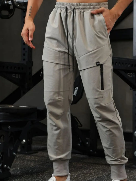 Mens Drawstring Joggers with Pockets - Walbiz Casual Comfort Pants