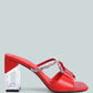 Fineapple Rhinestone Embellished Clear Sandals