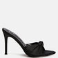 First Crush Satin Knot High Heeled Sandals
