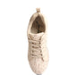 Flakes Lace Detail Low Platform Sneakers