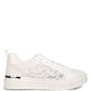 Flakes Lace Detail Low Platform Sneakers