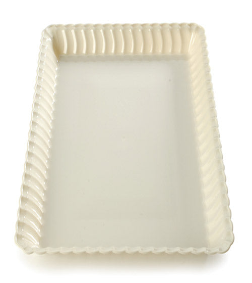 Fineline Settings 293-BK Flairware 9 in. x 13 in. Black Serving Tray