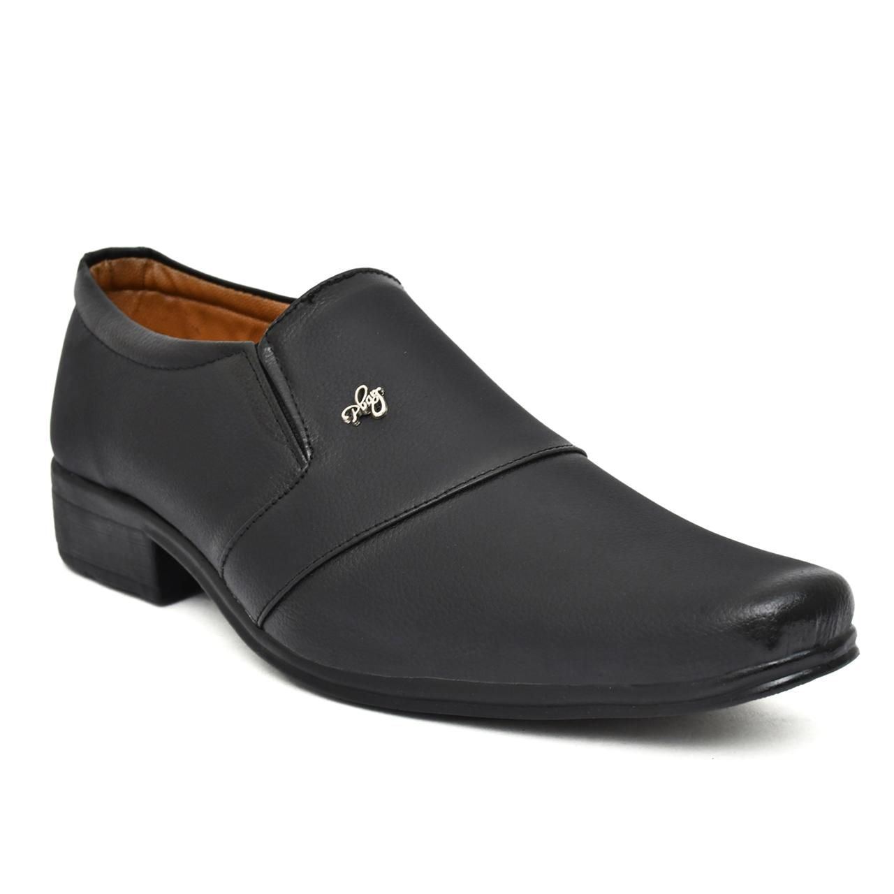 Elegant Black Slip-On Formal Shoes (Size-6 UK)
