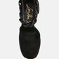 Golden Hour Showstopper Chain Embellished High Platform Sandals By Ruw