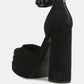 Golden Hour Showstopper Chain Embellished High Platform Sandals By Ruw