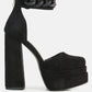 Golden Hour Showstopper Chain Embellished High Platform Sandals By Ruw