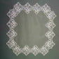 Crown Napkin Set, Table Cover, Doily, Candle Scape, 2PC