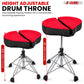 5Core Drum Throne Sponge Padded Guitar Stool Drummer Seat for Adults &