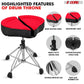 5Core Drum Throne Sponge Padded Guitar Stool Drummer Seat for Adults &