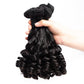 10A Grade Brazilian 3/4 Spiral Curl Human Hair bundles with 4x4 Closur