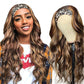 Piano Highlight Headband Body Wave Glueless Human Hair Wigs Virgin Hai