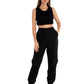 High Waist Cargo Pants