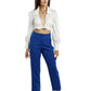 High Waist Semi Casual Trousers