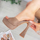 Chunky Platform High Heels