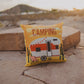 Happy Camper | Red | Pillow Cover | Camper Decorations | Throw Pillow