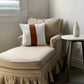 Vegan leather pillow cover, Throw pillow cover 18x18in