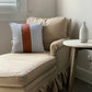 Vegan leather pillow cover, Throw pillow cover 18x18in