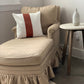 Vegan leather pillow cover, Throw pillow cover 18x18in