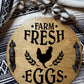 Farmhouse Tray, Rooster Decor, Farm Fresh Eggs, Rustic Farmhouse