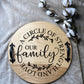 Our Family Wooden Serving Tray