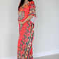 Mexican Kaftan Dress, Summer Caftan For Women, Loose Maxi Dress, Silk