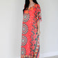 Mexican Kaftan Dress, Summer Caftan For Women, Loose Maxi Dress, Silk