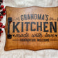 Grandmas Kitchen Tray, Gift for Grandma, Serving Tray With Handles,