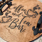 Tea Bar Decor, Wood Serving Tray, Coffee Bar, Decorative Tray,