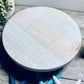 Round Wooden Riser, Shabby Chic Decor, Soap Tray, Beach Decor, Wood