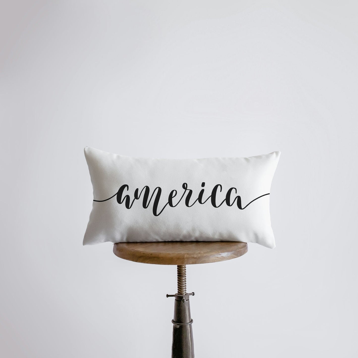 America Pillow Cover | 20x10 | Memorial Gift | Home Décor | Freedom