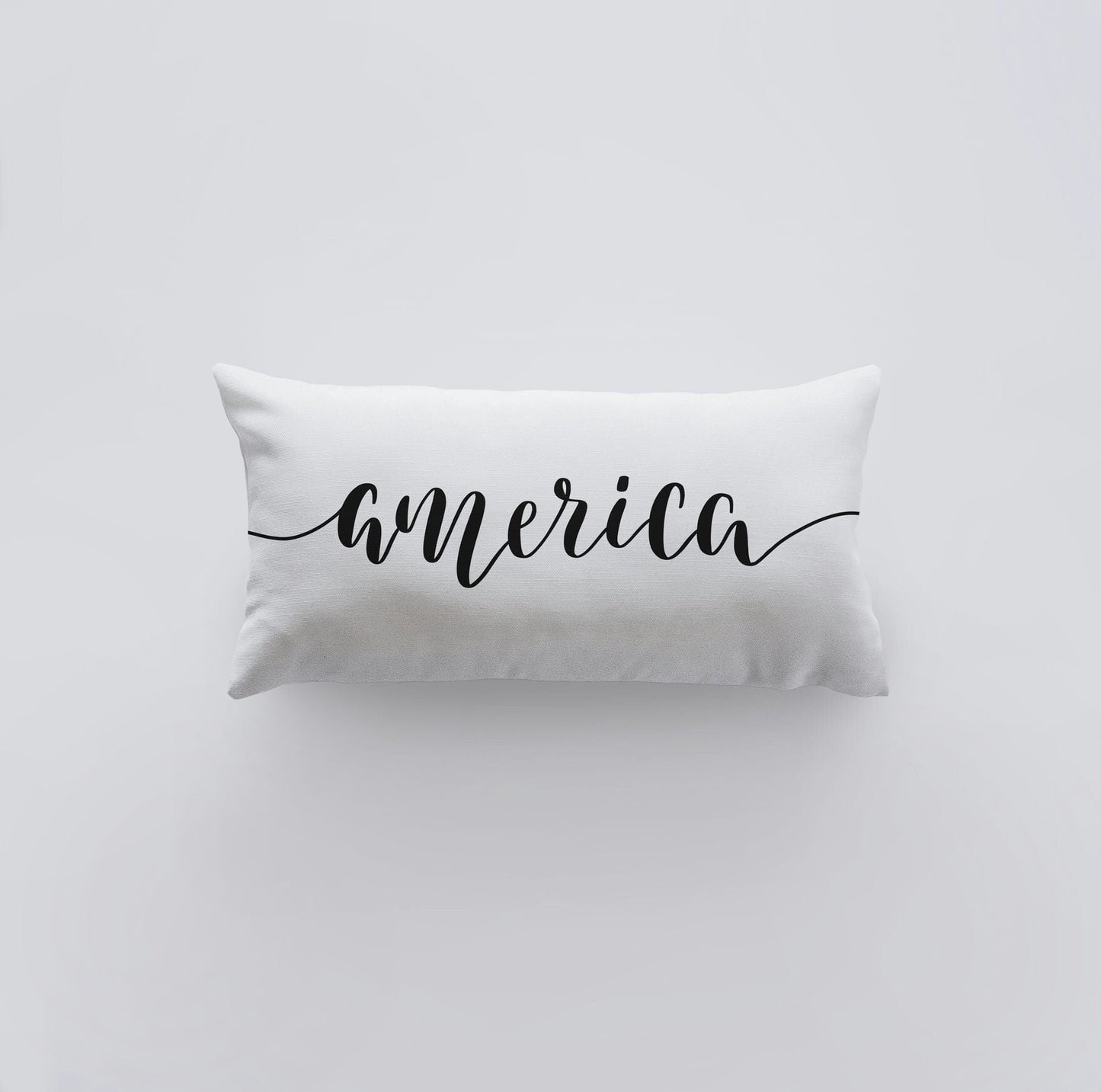 America Pillow Cover | 20x10 | Memorial Gift | Home Décor | Freedom