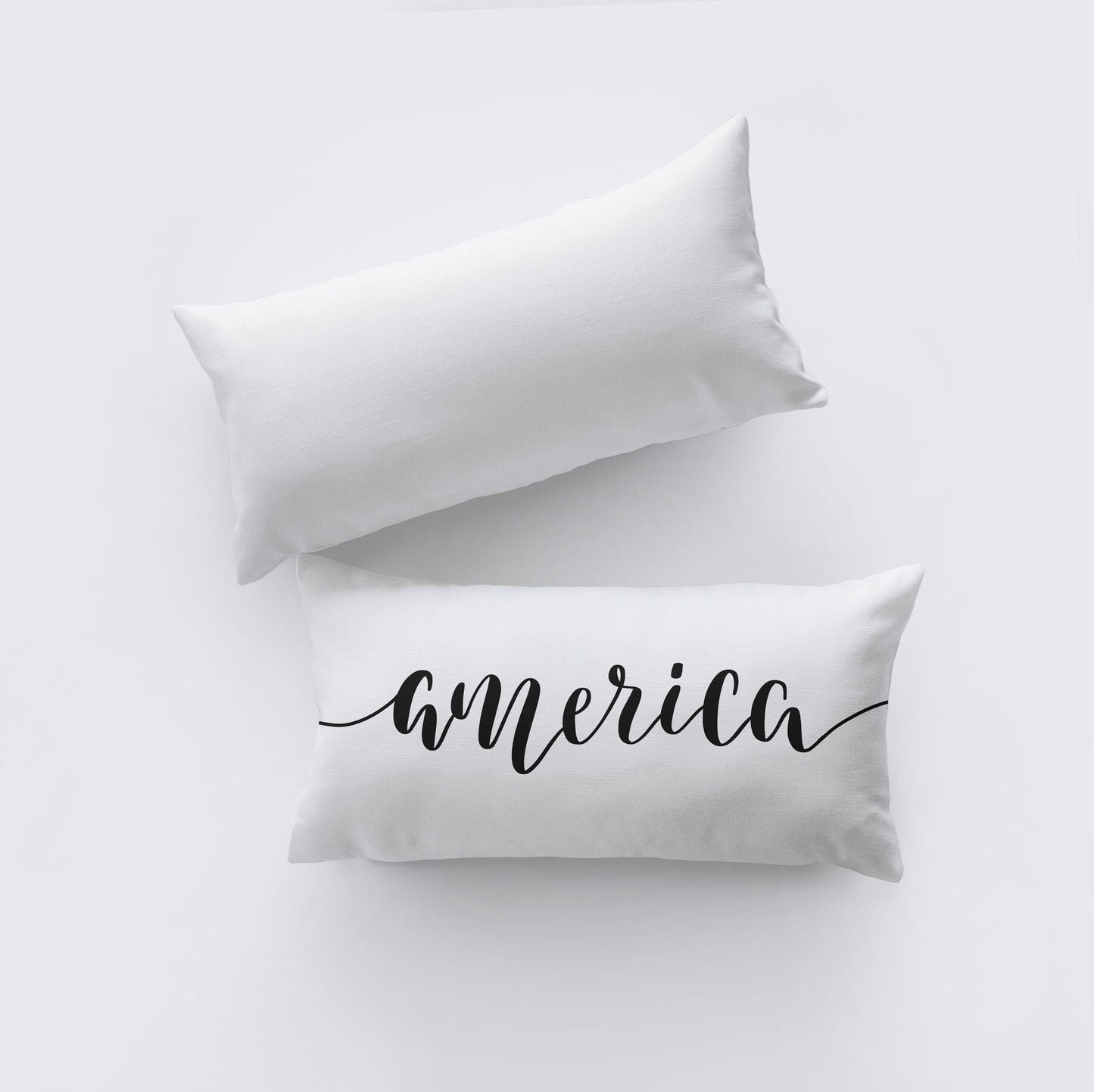 America Pillow Cover | 20x10 | Memorial Gift | Home Décor | Freedom