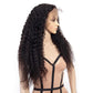 Jerry Curl 13x6 Transparent Lace Frontal Brazilian Human Hair Wigs