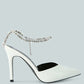 Joyce Diamante Embellished Stiletto Mule Sandals