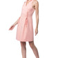 Vienna Dress - Fit and flare wing tip collar dress