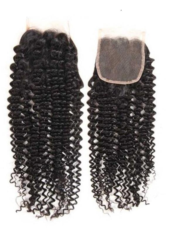 Beumax Double Drawn 12A Grade Kinky CurlY BUNDLES with CLOSURES &